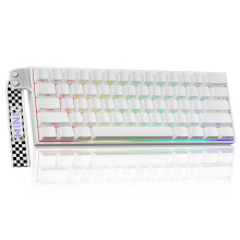 AULA MINI60 Wireless Gaming Keyboard,BT5.0/2.4GHz/Wired,Hall Effect Magnetic Switches,0.01mm RT Accuracy,Adjustable Actuation,8KHz Polling,RGB,WEB Dr