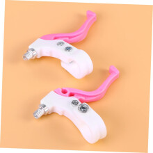 Children Bike Brake Handle Bike Brake Levers Universal Fit Easy to Use Pink Kids Bike Cycling Brake Handle Bike Accessories