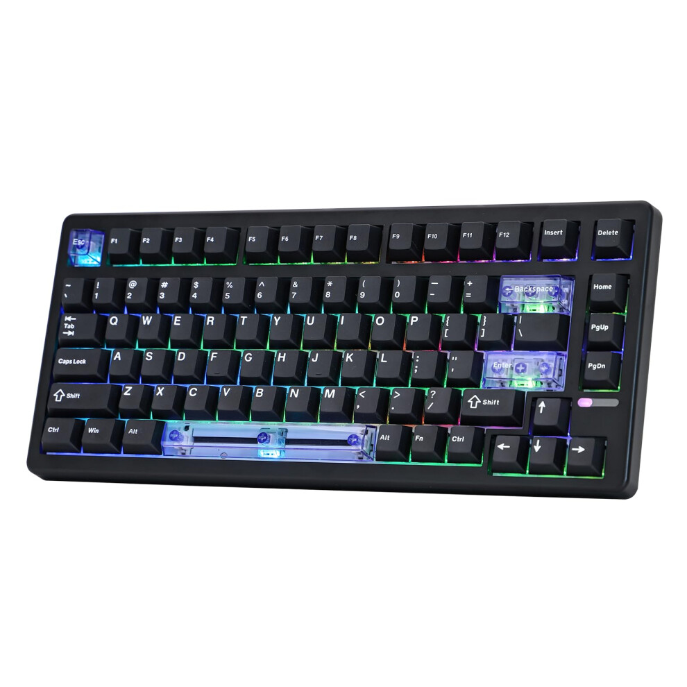 Epomaker He80 Hall Effect Gaming Keyboard, 8K Polling & 32K Scan, Creamy Gasket, Dks, Socd, Rgb Backlit, Hot-Swappable, Wired Gaming Keyboard For Pc 5000948248583