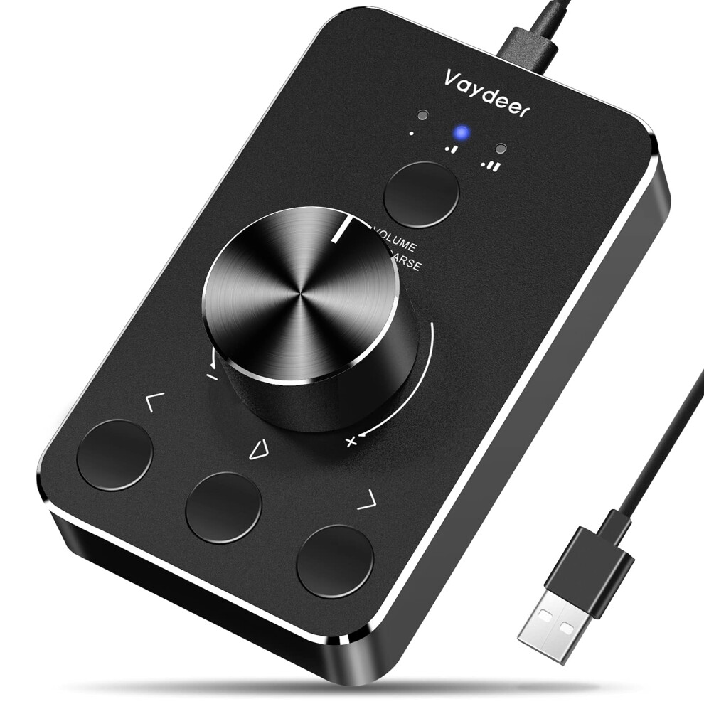 Photos - Console Accessory Volume Controller,Vaydeer USB Volume Controller,Multimedia Controll Knob with one Key Mute Function for PC,Audio Volume Remo