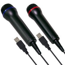 IMP Tech Universal Duets Twin USB Microphone Pack (PS5, PS4, XBOX Series X/S, XBOX One, Switch and PC