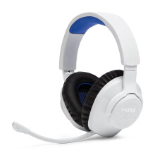 JBL Quantum 360P Wireless Bluetooth Gaming Headset with Microphone for Playstation, Compatible with Other Consoles, 22-Hour Battery Life, White