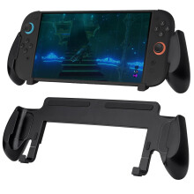 Mcbazel Console Grip Case for Switch 2, Lightweight ABS Material Protection with 5 Game Card Slots, Ergonomic Switch 2 Grip Case for Nintendo Switch