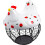 Eggs Storage Container Kitchen Fruit Bowl Iron Art Chicken Lid Mesh Basket Country Style Kitchen Accessory 1