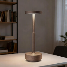 YIKUI Cordless Table Lamp, LED Table Lights Rechargeable 5000mAh Battery Powered Portable Outdoor IP54 Waterproof 3 Color Dimmable Touch Desk Lamps f