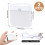 CatEye 2 Pack Motion Sensor Night Light USB Type C Rechargeable Night Light Magnet 3