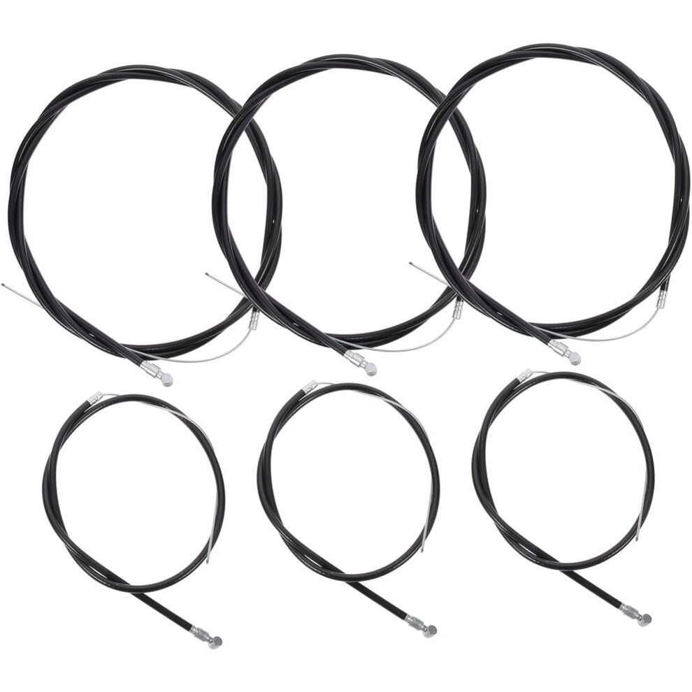 Sturdy Bike Brakes Cables 6pcs Bike Brake Line Kit Mountain Bike Transmission Lines Easy Replacement for Bike Parts