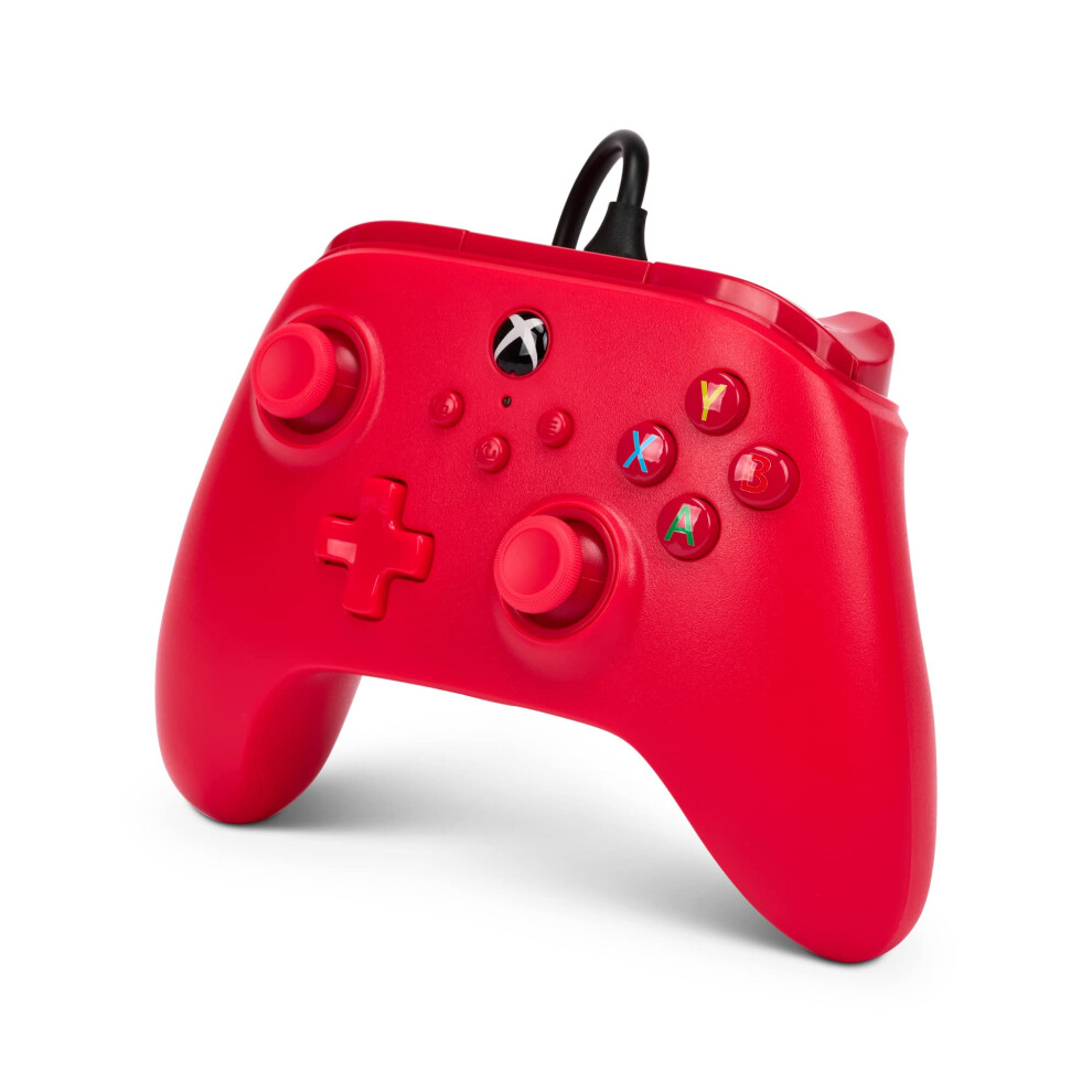Powera Wired Controller For Xbox Series X & S, Xbox One, Pc, Windows 10 & 11, Dual Rumble Motors, Detachable 10Ft Usb Cable, 3.5Mm Stereo Headset Jac 5001562374030