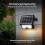 Luceco Luceco Solar Powered LED Outdoor Floodlight with PIR Motion Sensor, Security Light, Exterior Lighting, Angular Design, Adjustable, Guardian, Black, I 5