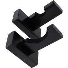 2pcs Wooden Baseball Bat Display Stand Wall Mount Rack Decorative Baseball Bat Holder