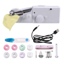 Portable Manual Micro-Home USB Electric Sewing Machine Kit Easy-to-Sew Shirt Pocket Handheld Sewing Machine