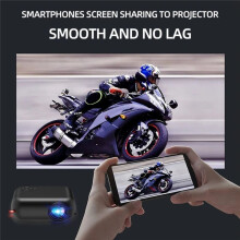 A10 LED WiFi Projector Native 480x360 Support 1080P Video Player Portable Home Media Player EU Plug