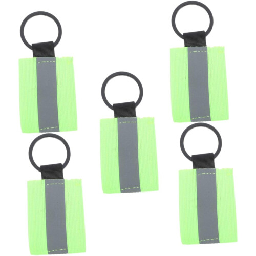 6pcs Belt Anchor Reflective Keychains for Backpack Reflective Keychain for Backpack Hooks