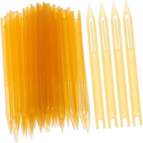40pcs Repairing Shuttles Fishnet Weaving Shuttles Practical Plastic Mending Tools for Restoration