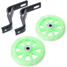 Bike Adults Stabilizer Wheel 1 Set Bike Stabiliser Auxiliary Wheels 12 Inch & 20 Inch Training Mute Wheels