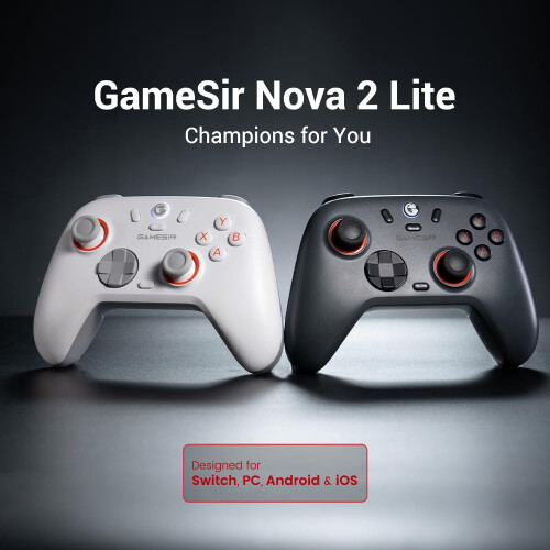 GameSir Nova Lite 2 Wireless PC Controller,Hall Effect Sticks & Triggers 1