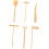 Mini Rake Toy Desktop Rake Small Rake Small Iron Rake Small Sand Rake Incense Ashes Rake 1