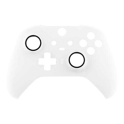 eXtremeRate DIY Replacement Front Shell for Xbox Elite Wireless Controller 2 Core, White Replacement Faceplate Cover Case for Xbox Elite Series 2 Con 2