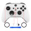 eXtremeRate DIY Replacement Front Shell for Xbox Elite Wireless Controller 2 Core, White Replacement Faceplate Cover Case for Xbox Elite Series 2 Con 4