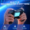 Sefitopher Wireless Controller for PS3, Bluetooth Gamepad with DualShock & Charging Cable, Compatible with PlayStation 3 (2XBlack) 4