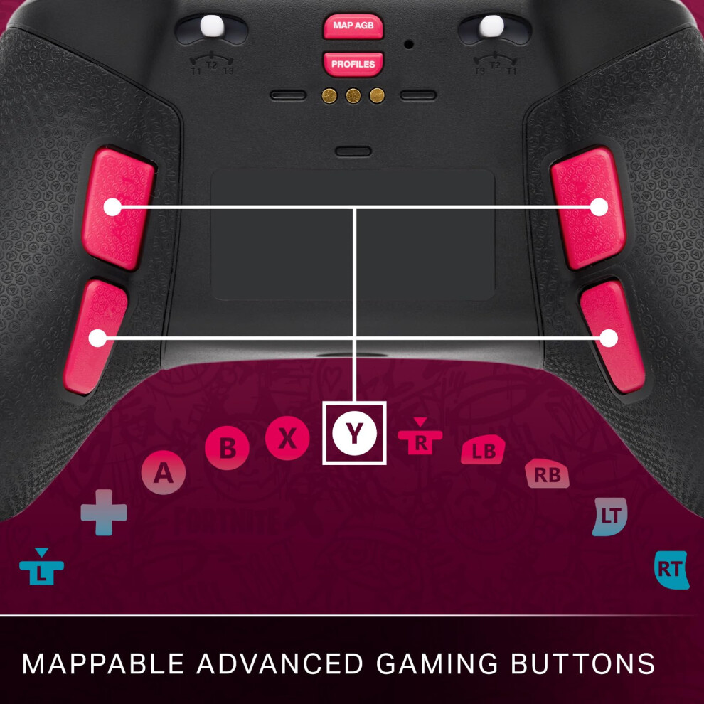 Powera Wireless Controller For Xbox Series X|S - Fortnite Se, Bonus Virtual Item Included, Hall Effect Thumbsticks, Low Latency Wireless, Officially 5004345019814