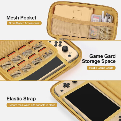 innoAura Switch Lite Case 18 in 1 Switch Lite Accessories Bundle with Switch Lite Carrying Case, Switch Game Case, Switch Lite Screen Protector, Swit 2