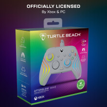 Turtle Beach Afterglow Wave Grey Wired RGB Gaming Controller with Mappable Buttons, Hall-Effect Hair Triggers and Audio Controls. Licensed for Xbox S