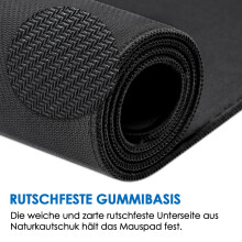 KTRIO 800x400x3mm Large Gaming Mouse Mat with Stitched Edges, XL Mouse Pad with Non-Slip Base, Extended Large Size Keyboard Desk Pad with Water Resis