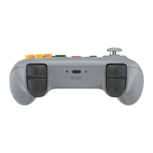 8BitDo 64 2.4G Wireless Controller for Original N64 Console, Analogue 3D, and Windows (Grey) 1