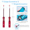 Mcbazel Switch Analog 3D Joystick Replacement & Repair Tool Kit for Switch/OLED/Joy-Con/Lite Controller, 2PCS Joysticks Tri-Wing & Cross Screwdriver 2
