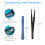 Mcbazel Switch Analog 3D Joystick Replacement & Repair Tool Kit for Switch/OLED/Joy-Con/Lite Controller, 2PCS Joysticks Tri-Wing & Cross Screwdriver 4