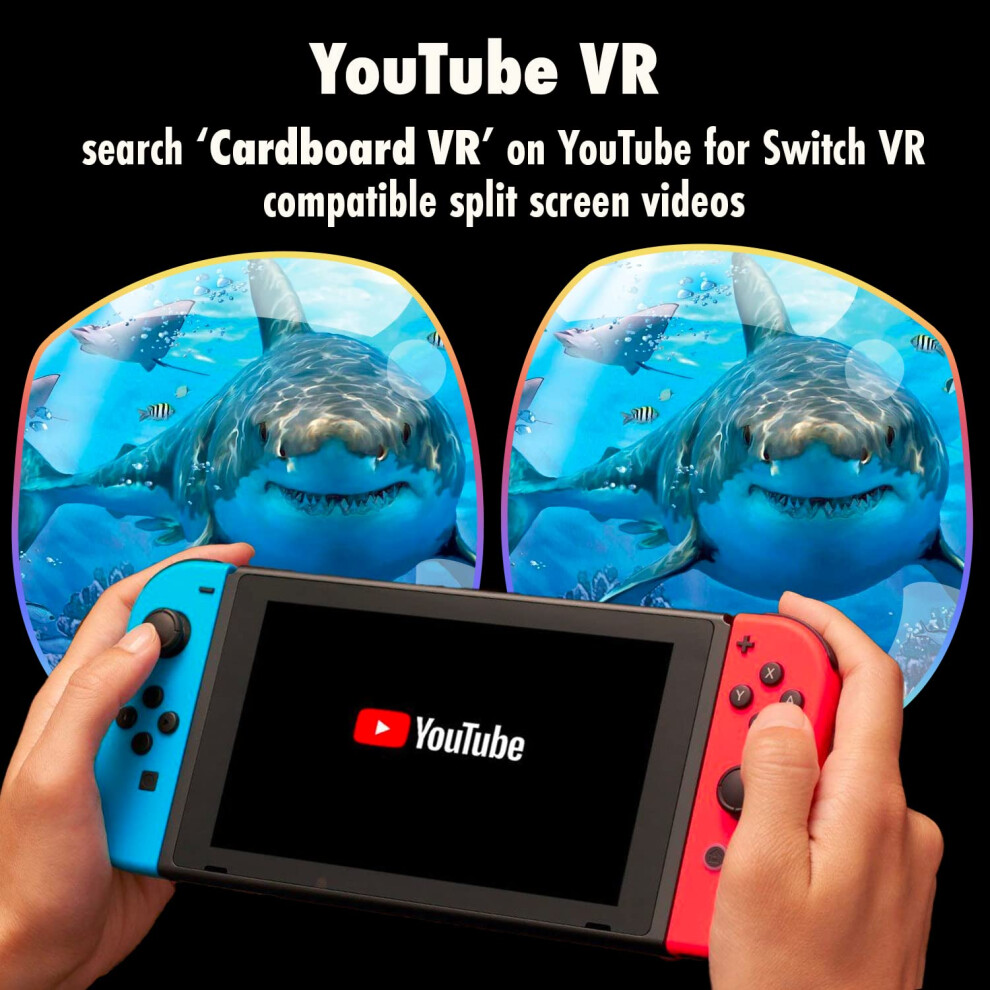 Orzly Vr Headset Designed For Nintendo Switch & Switch Oled Console With Adjustable Lens For A Virtual Reality Gaming Experience And For Labo Vr - Bl 5004874317696