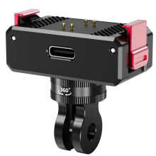 Suporte Magnético para Vlogs de Ciclismo para Câmera de Ação para Osmo , Ajustável em 360, Permite Carregar e Gravar Durante o Ciclismo.