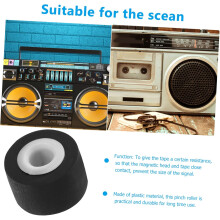 Bearing Roller for Video Cassette Tape Machine 6pcs Pinch Roller for Audio Recorder Plastic Construction for Durable Performance