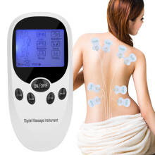 Dual-Channel Digital Meridian Massager for Neck, Waist & Back Electric Massage Kit