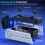 HELLCOOL PS5 Controller Charger, PS5 Charging Station Accessories for Playstation 5 Controller, Docking Station for Edge Controller, Charger Dock wit 5
