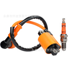ATV Beach Buggy Off-Road CG125 150 200 250CC Orange High-Pressure Pack D8TJC Three-Claw Spark Plug