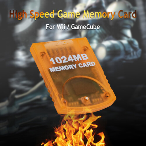 Mcbazel 1024MB Memory Card for Wii & GameCube GC Console – High Capacity Storage for Gaming 1