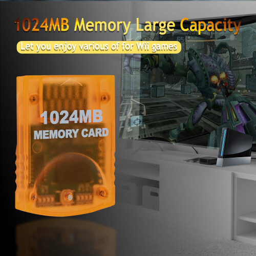 Mcbazel 1024MB Memory Card for Wii & GameCube GC Console – High Capacity Storage for Gaming 2