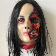 Halloween Senza Testa Orrore Ornamento Casa Infestata Escape Room Spaventoso Oggetto di Protezione Appeso Teschio Fantasma Cadavere