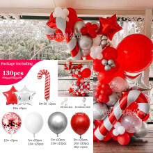Ensemble de ballons en aluminium Père Noël et rennes pour la décoration des fêtes de fin d'année