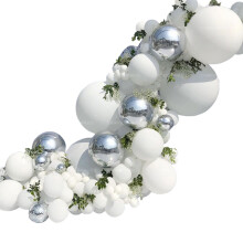 Ensemble de ballons en latex blanc macarons - Kit de guirlande de ballons sur le thème des décorations de mariage