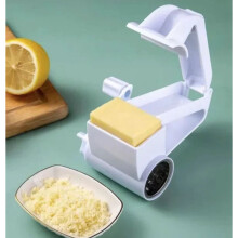 Coupe-légumes et râpe à fromage rotatifs en acier inoxydable à manivelle