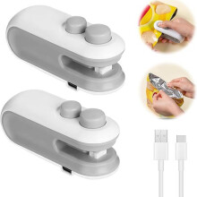 Mini scelleuse thermique portable pour la maison, pince pour sceller les sacs en plastique, outil de scellage pour les collations