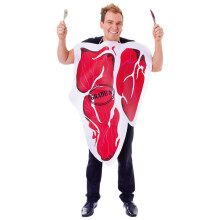 Steak Fantasy Vuxen Manlig Rollspel Cosplay Scenkostym Uppträdande Kostym