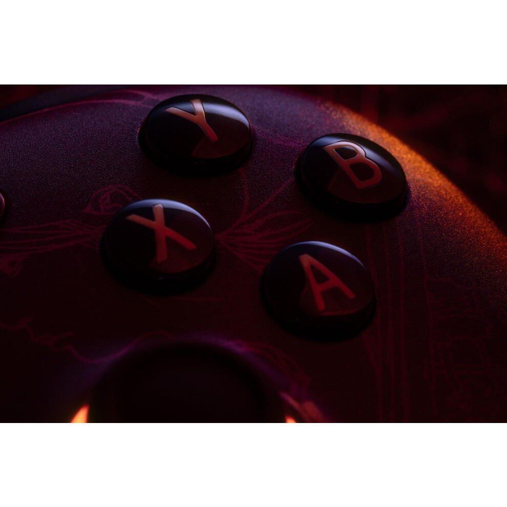 8Bitdo Ultimate 2 Wireless Controller For Windows & Android, Gaming Controller With Tmr Joysticks, Switchable Hall Effect/Tactile Triggers, Rgb Fire 5005277061490