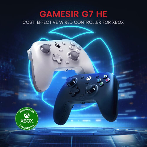 GameSir G7 HE Wired Controller, Officially licensed Controller for Xbox Series X|S, Xbox One, Windows 10|11, PC, Video Game Controller with Hall Effe 1