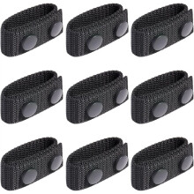 1 Jeu de 9 Attaches de Ceinture de Service à Double Boucle, Adaptées Aux Équipements de Ceinture D'Extérieur D'une Largeur de 5 cm (2 Pouces)