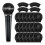1000 Pcs Disposable Microphone Cover Non Woven Handheld Microphone Windscreen Mic Cover 1