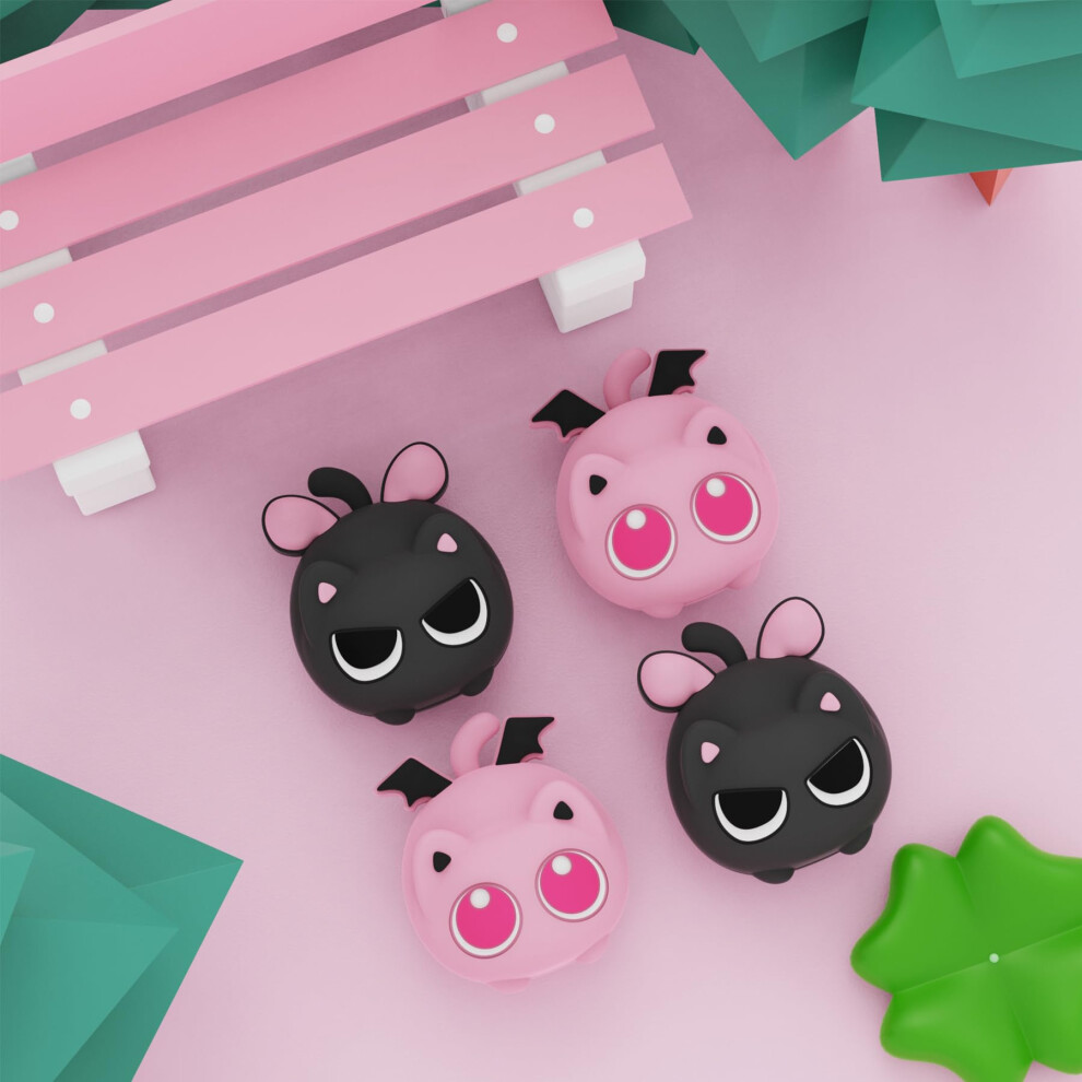 Playvital Thumbs Cushion Caps Thumb Grip Caps For Switch/Lite/Oled, Joystick Caps For Nintendo Switch - Pp & Vv The Winged Kittens 5000151112275